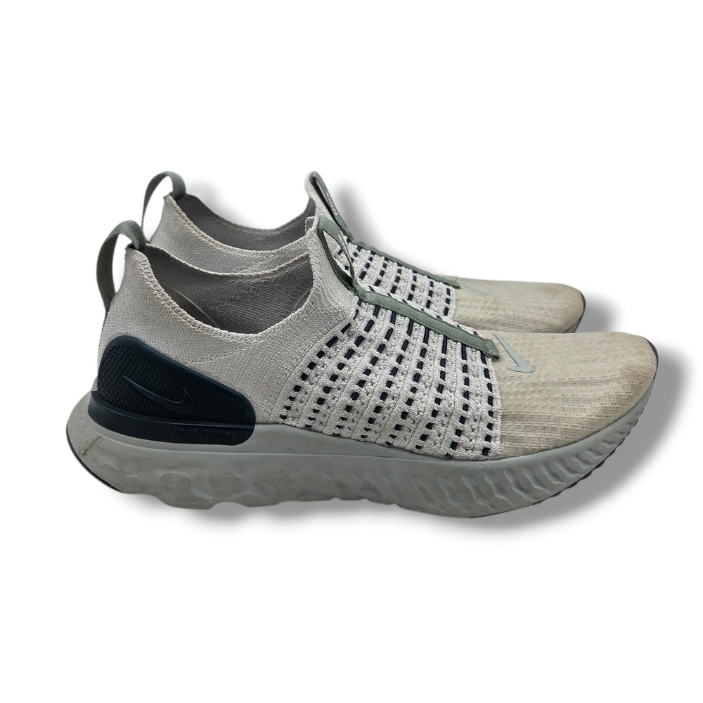 Nike React‎ Phantom Run Flyknit 2 Womens 10 Platinum Tint Dark Teal DO6698-001